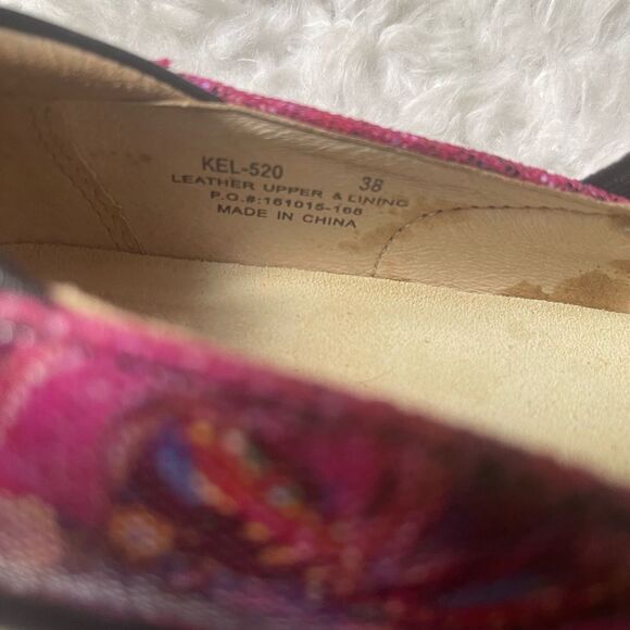 Alegria KEL-520 leather reptile prints multi color slip on Mules EUR SZ … - Picture 7 of 8